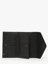 Leather Madras Wallet Purse Etrier Pink madras EMAD469-vue-porte