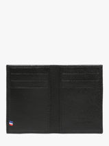 Leather Cardholder Madras Etrier Pink madras EMAD013-vue-porte