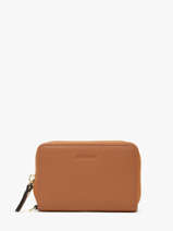 Coin Purse Leather Equestre Etrier Brown equestre EEQT096M