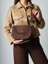 Crossbody Bag Lasso Etrier Brown lasso ELAS152M-vue-porte