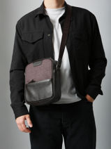 Crossbody Bag Light Etrier Brown light ELIS729M-vue-porte